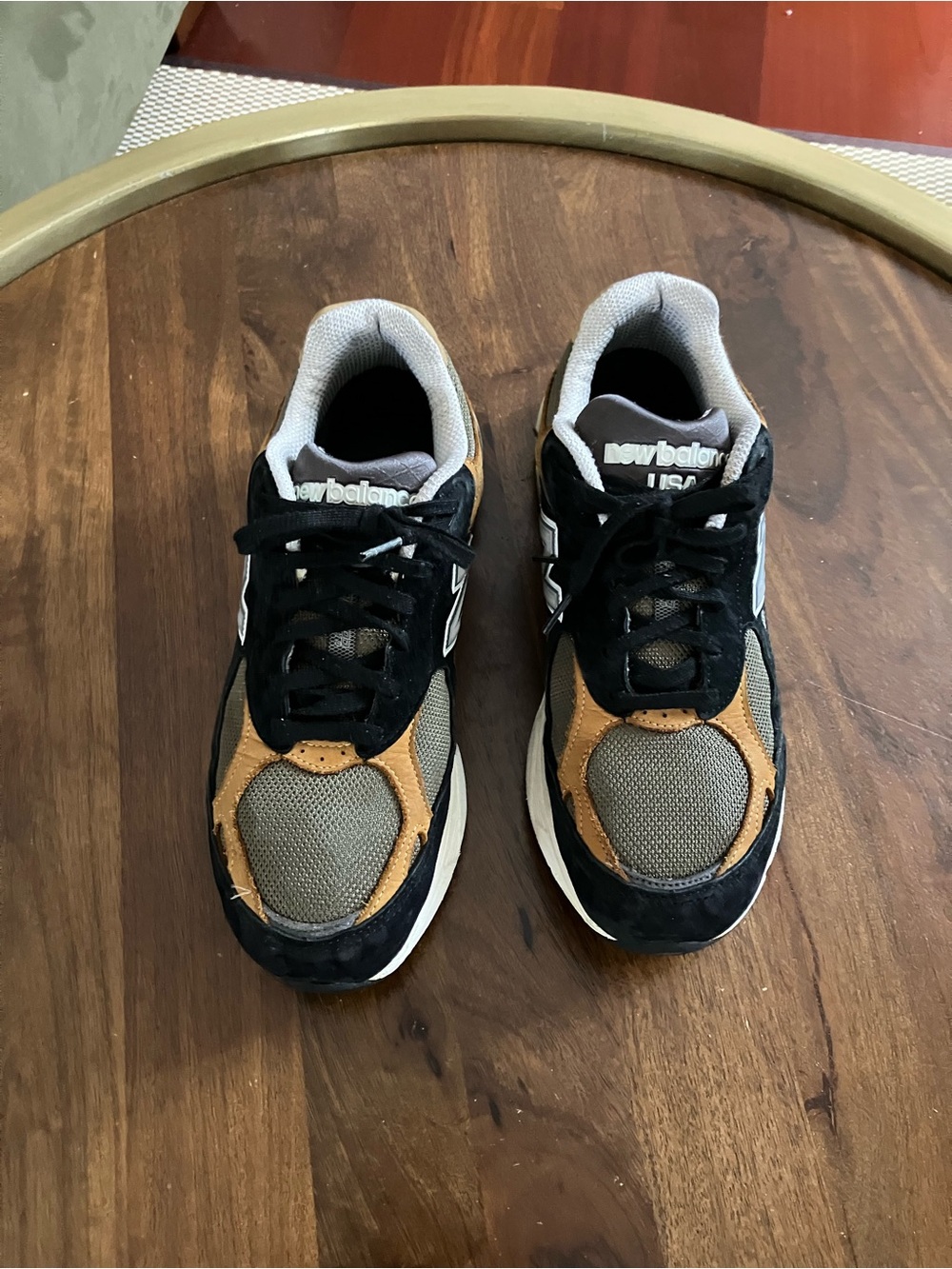 New Balance 990V3 Black Tan Made in USA M990BB3 Men's Size 10